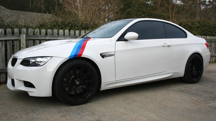 3M M-colored stripe car body sticker decal for BMW M3 M4 M5 X3 X5 X6 3/5/7 series - US Rallystripes