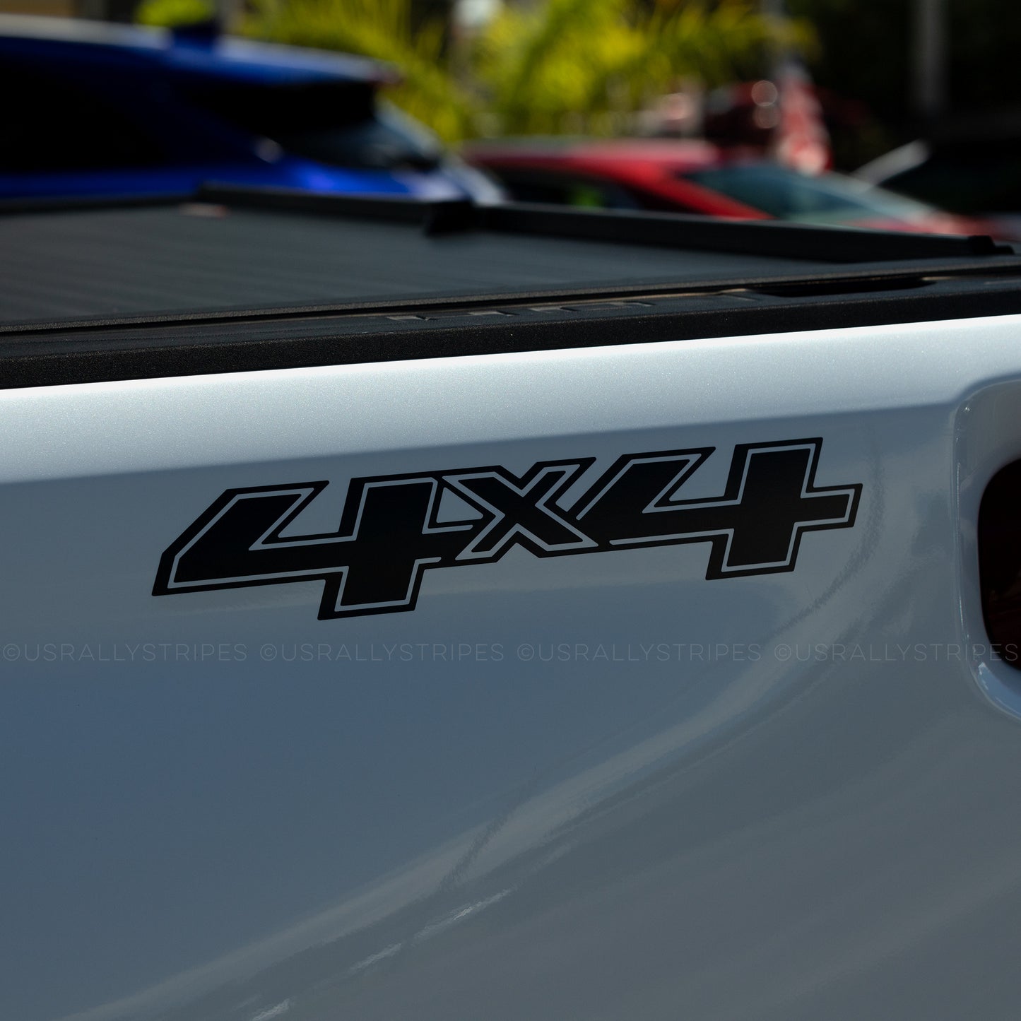 Set of 2: 4x4 die-cut vinyl decal for 2021-2022 Chevrolet Silverado
