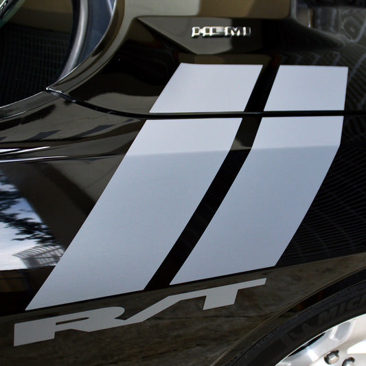 R/T fender side hash marks racing stripes fits Dodge Challenger 2008-2014 - US Rallystripes