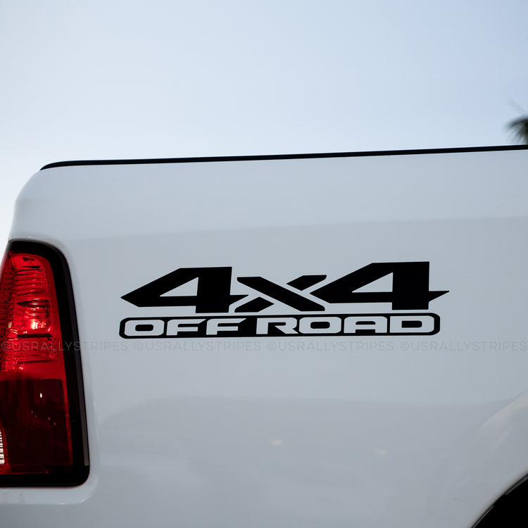 4X4 off-road vinyl decal fits Dodge RAM 1500 non OEM