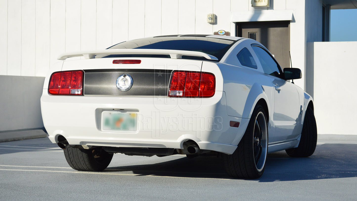 Ford Mustang 2005-2009 trunk blackout pre-cut sticker - US Rallystripes