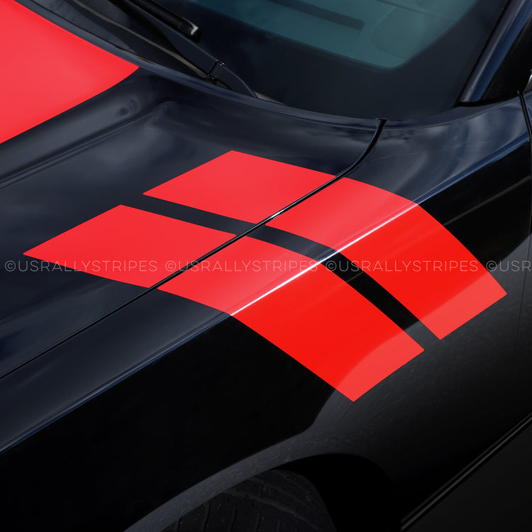 Pre-cut hash marks decal set fits Dodge Charger 2015-2019 - US Rallystripes