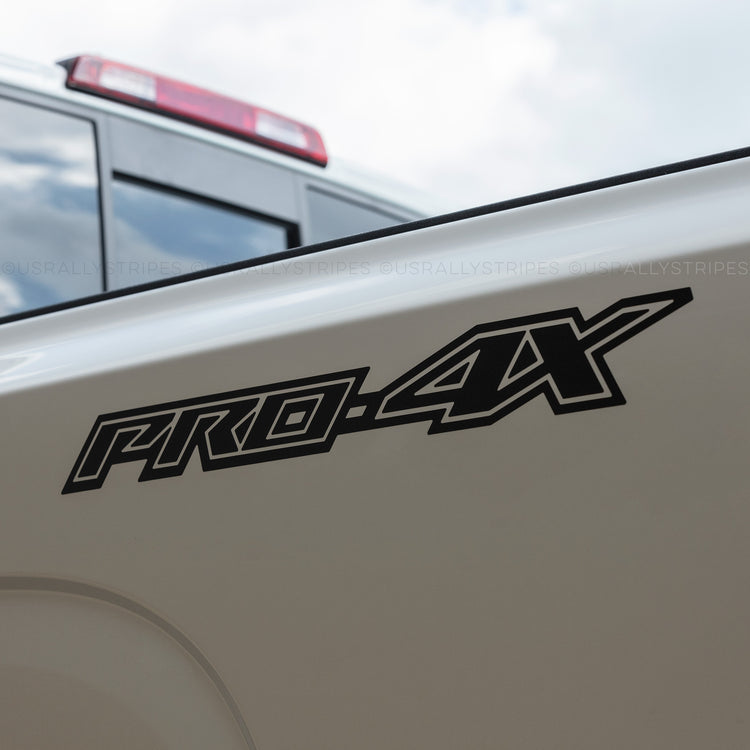 Pro-4X die-cut decal set for 2022 Nissan Frontier