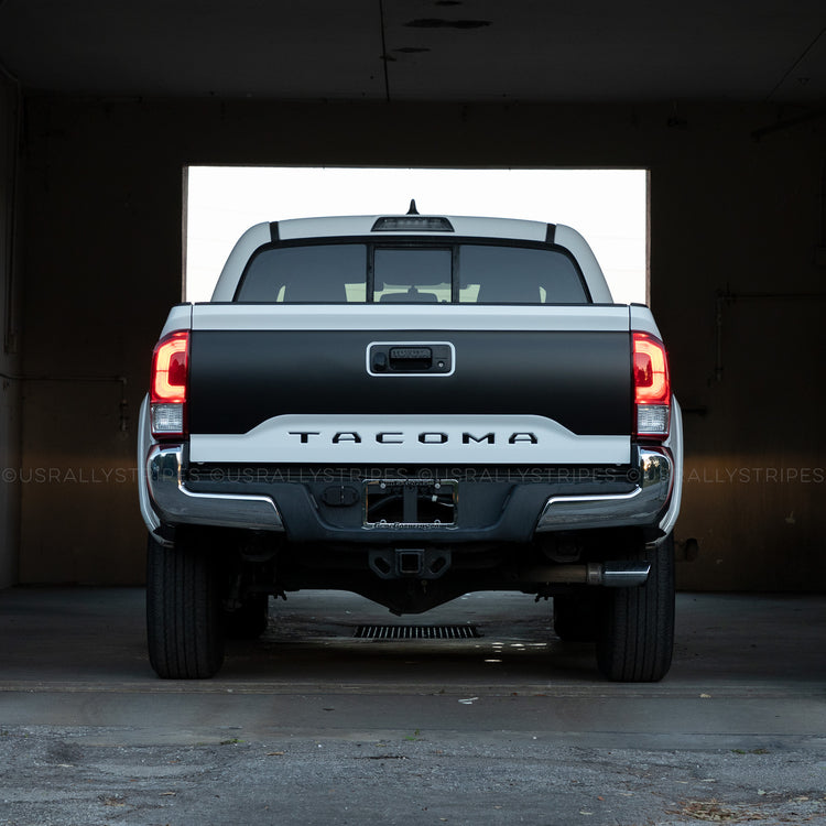 Tailgate blackout pre-cut vinyl for 3rd Gen Toyota Tacoma