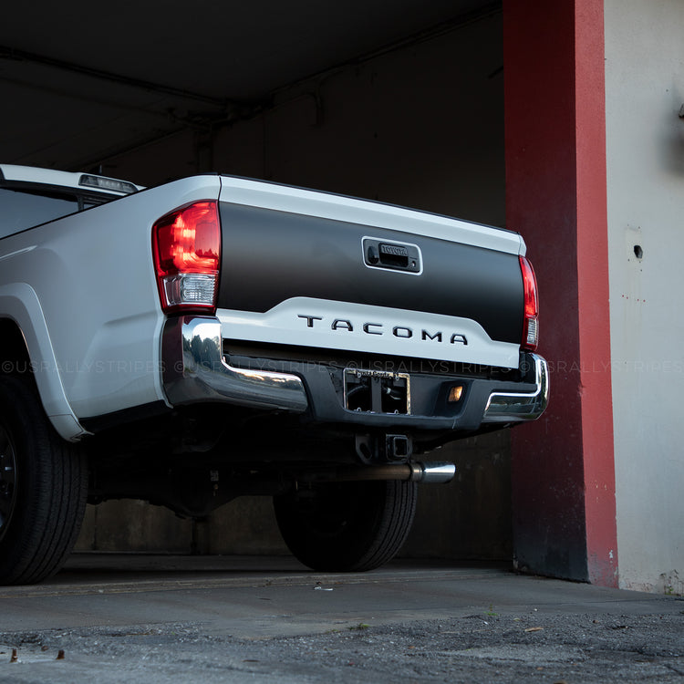 Tailgate blackout pre-cut vinyl for 3rd Gen Toyota Tacoma
