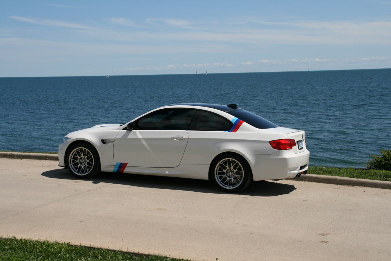 3M M-colored stripe car body sticker decal for BMW M3 M4 M5 X3 X5 X6 3/5/7 series - US Rallystripes